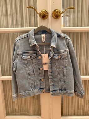 H&M Light Blue Kids Denim Jacket (Size 6-7) NWT